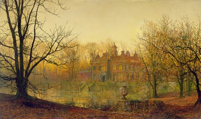 En hoja seca y amarilla, 1879 de John Atkinson Grimshaw